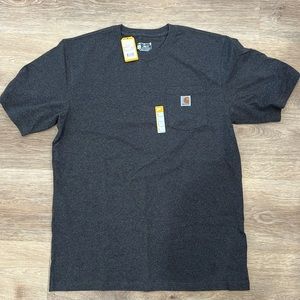 NWT carhartt short sleeve t shirt. Dark grey. Size Large Tall